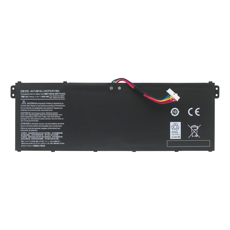 AC14B18J Battery Replacement For Acer Aspire E3 E5 ES1 R3 R5 R7 V3 V5 CB3 (image for) AC14B18J Battery Replacement For Acer Aspire E3 E5 ES1 R3 R5 R7 V3 V5 CB3