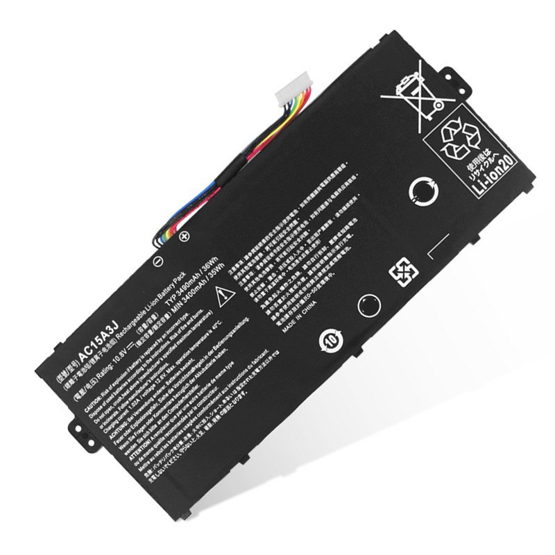 AC15A3J Battery Replacement For Acer Chromebook C735 C738T-C44Z N15Q8 CB3-131 CB5-132T (image for) AC15A3J Battery Replacement For Acer Chromebook C735 C738T-C44Z N15Q8 CB3-131 CB5-132T