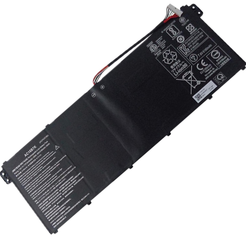 AC16B7K AC16B8K Battery Replacement For Acer Chromebook 15 CB515-1HT-P39B Spin 11 CP511-1HN (image for) AC16B7K AC16B8K Battery Replacement For Acer Chromebook 15 CB515-1HT-P39B Spin 11 CP511-1HN
