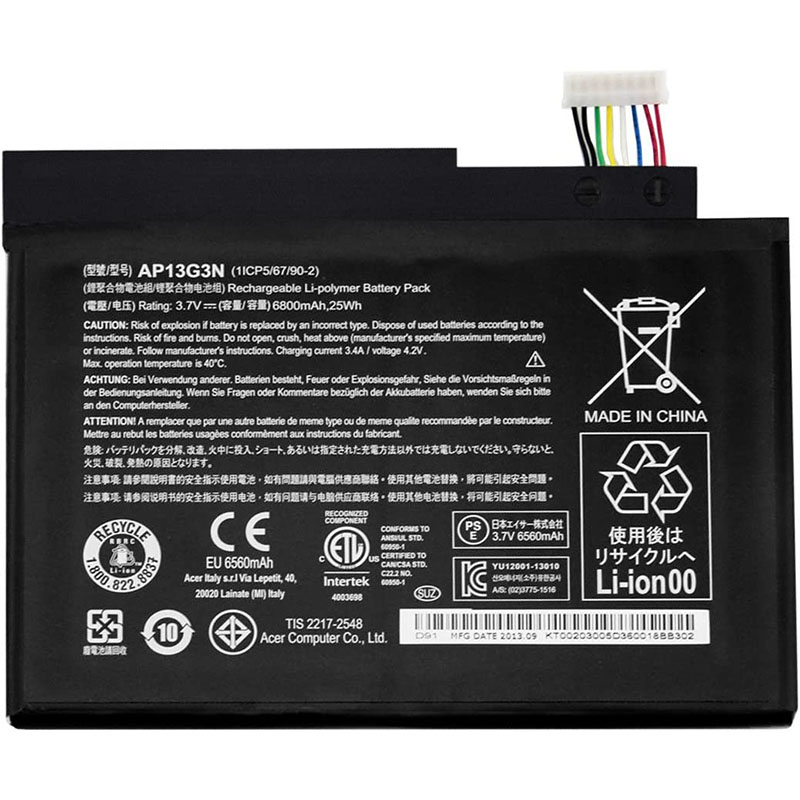 (image for) AP13G3N Battery Replacement Acer Replacement For Iconia W3-810 Tablet 8