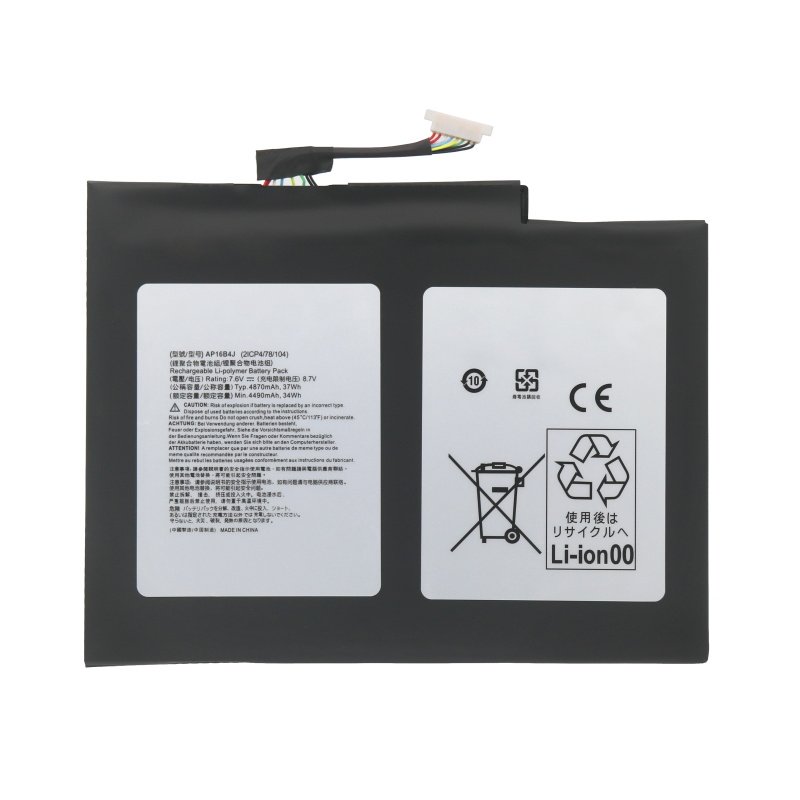 AP16B4J Battery Replacement KT.00204.003 For Acer Aspire Switch Alpha 12 SA5-271 SA5-271P SW512-52 SW713-51 (image for) AP16B4J Battery Replacement KT.00204.003 For Acer Aspire Switch Alpha 12 SA5-271 SA5-271P SW512-52 SW713-51