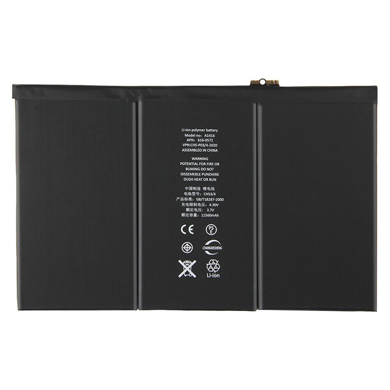 (image for) A1389 Battery Replacement For Apple iPad3 A1403 A1416 A1430 3.72V 43.0Wh 11560mAh