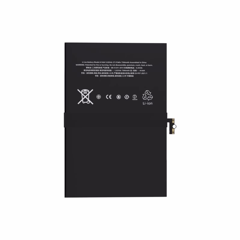 (image for) A1673 A1664 Battery Replacement For Apple iPad Pro 9.7 A1674 A1675 3.82V 27.9Wh 7306mAh