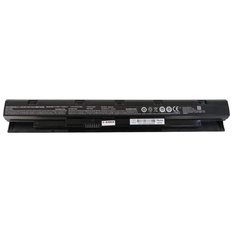 (image for) N750BAT-4 Battery 6-87-N750S-4EB1 6-87-N750S-4EB2 Replacement For Clevo N750BU N751BU