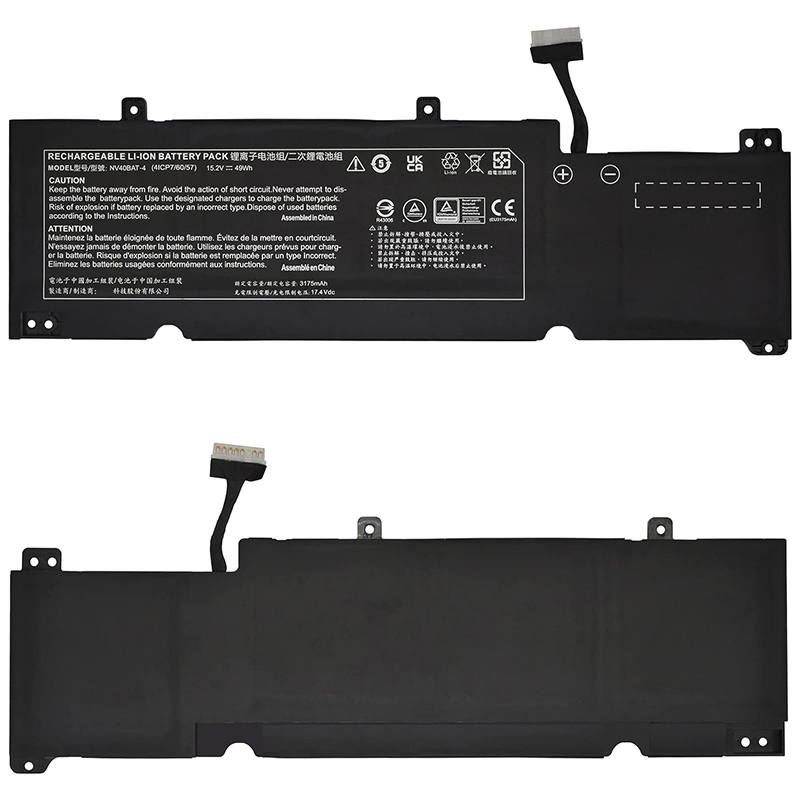 6-87-NV40S-41B01 Battery Replacement For Clevo NV40BAT-4 NV40BAT-4-49 (image for) 6-87-NV40S-41B01 Battery Replacement For Clevo NV40BAT-4 NV40BAT-4-49