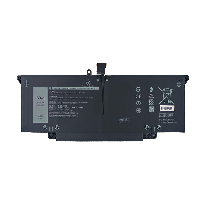 (image for) 35J09 Battery Replacement For Dell YJ9RP 7YX5Y 009YYF 11.4V 39Wh 3255mAh