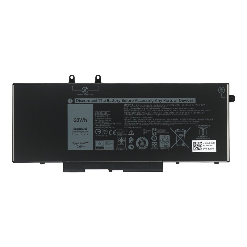 (image for) 4GVMP Battery Replacement For Dell 9JRYT WJDPW 7.6V 68Wh 8500mAh