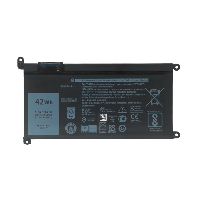 (image for) Dell 51KD7 Battery Replacement FY8XM Y07HK 0FY8XM For Dell Latitude 11 3180 3189