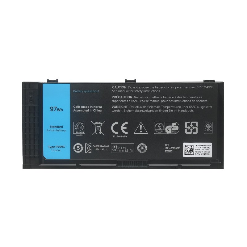 (image for) PG6RC Battery For Dell Precision M6600 M6700 M6800 M4600 M4700 M4800