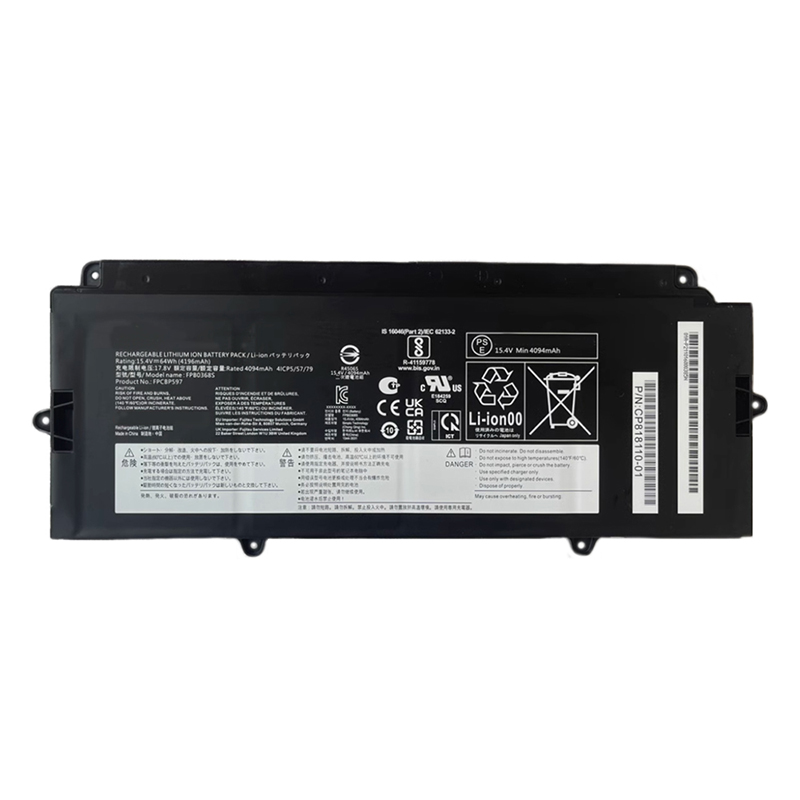 (image for) FPCBP597 FPB0368S Battery Replacement For Fujitsu CP818110-01 15.4V 64Wh 4196mAh