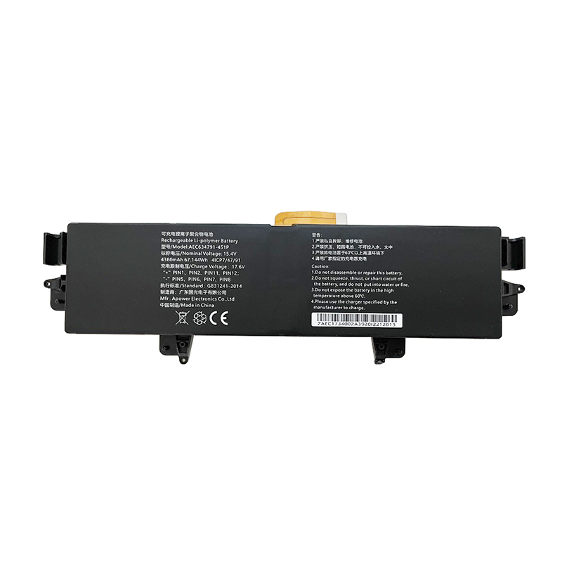 AEC634791-4S1P Battery Replacement For GPD Win Max2 Handheld Laptop 15.4V 4360mAh 67.144Wh (image for) AEC634791-4S1P Battery Replacement For GPD Win Max2 Handheld Laptop 15.4V 4360mAh 67.144Wh