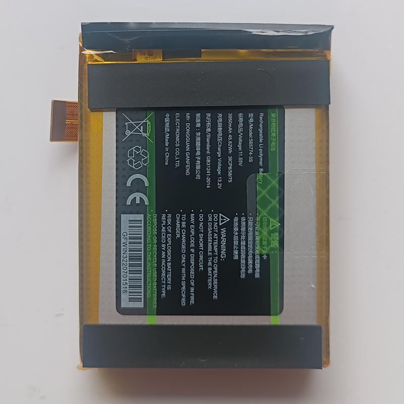 565774-3S Battery Replacement For GPD Win4 Handheld Game Laptop 11.55V 3950mAh 45.62Wh 3ICP6/58/75 (image for) 565774-3S Battery Replacement For GPD Win4 Handheld Game Laptop 11.55V 3950mAh 45.62Wh 3ICP6/58/75