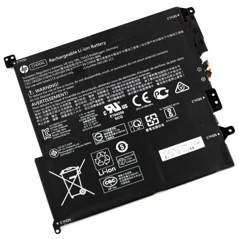 (image for) HP CH04XL Battery Replacement For Chromebook X2 12-F014DX 12-F015NR