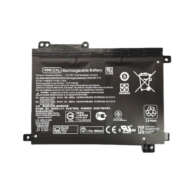 (image for) HSTNN-LB7R HSTNN-UB7F Battery Replacement For HP KN02XL 916809-855 KN02037XL TPN-W124