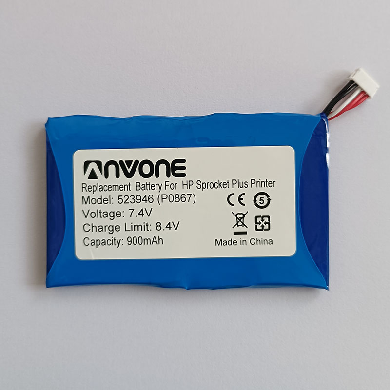 523946 EVE P0867 HP Sprocket Plus Printer Battery Replacement (image for) 523946 EVE P0867 HP Sprocket Plus Printer Battery Replacement