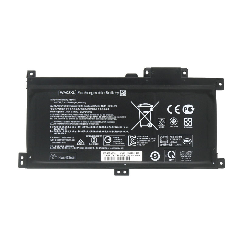 (image for) Replacement HP Pavilion X360 15-BR000 15-BR001LA 15-BR003NA 15-BR004NW 15-BR005NM Battery