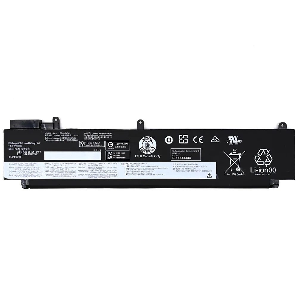 00HW023 SB10F46461 00HW037 SB10F46475 Battery For Lenovo ThinkPad T460S T470S (image for) 00HW023 SB10F46461 00HW037 SB10F46475 Battery For Lenovo ThinkPad T460S T470S