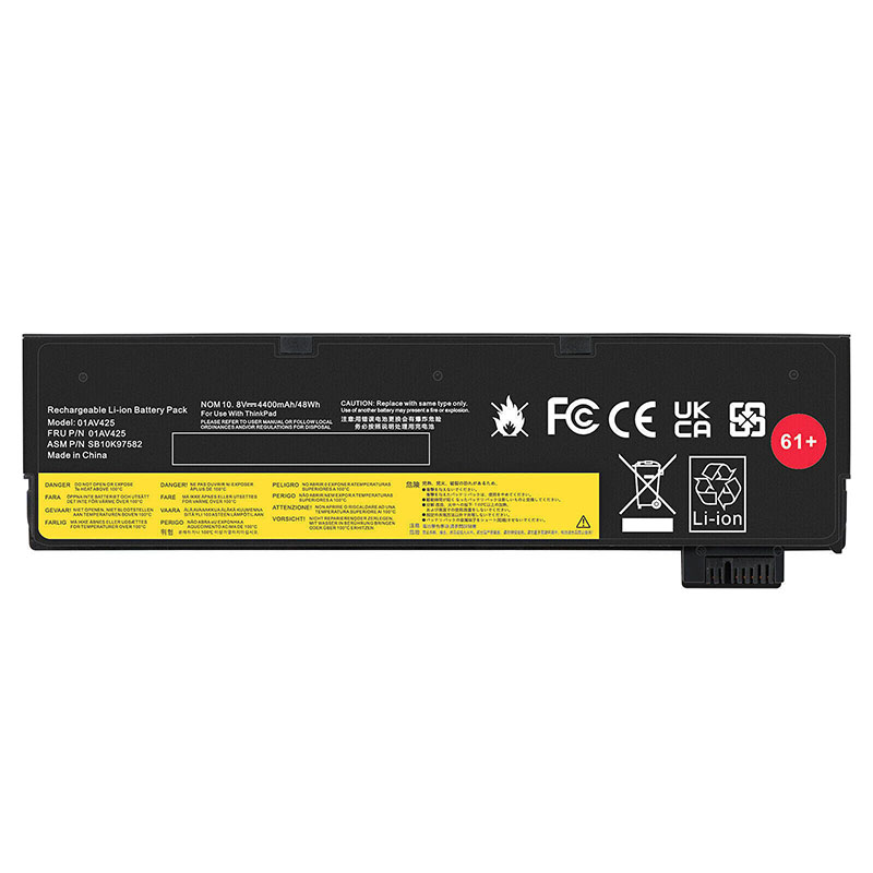 (image for) 01AV425 01AV426 Battery SB10K97582 SB10K97583 For Lenovo ThinkPad T570 T470