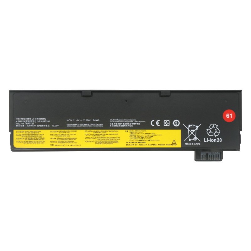 (image for) 01AV424 SB10K97581 Lenovo ThinkPad T470 T570 Battery 3Cell