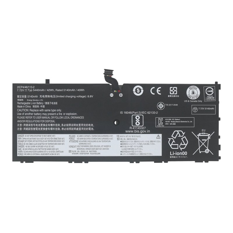 (image for) L16L4P91 SB10K97599 01AV454 Battery Replacement For Lenovo Thinkpad X1 Tablet Gen 3