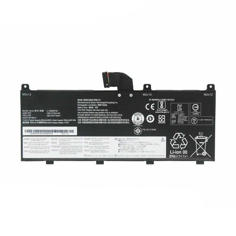 (image for) L18M6P90 Battery 02DL028 SB10K97664 For Lenovo 3ICP7/67/66-2