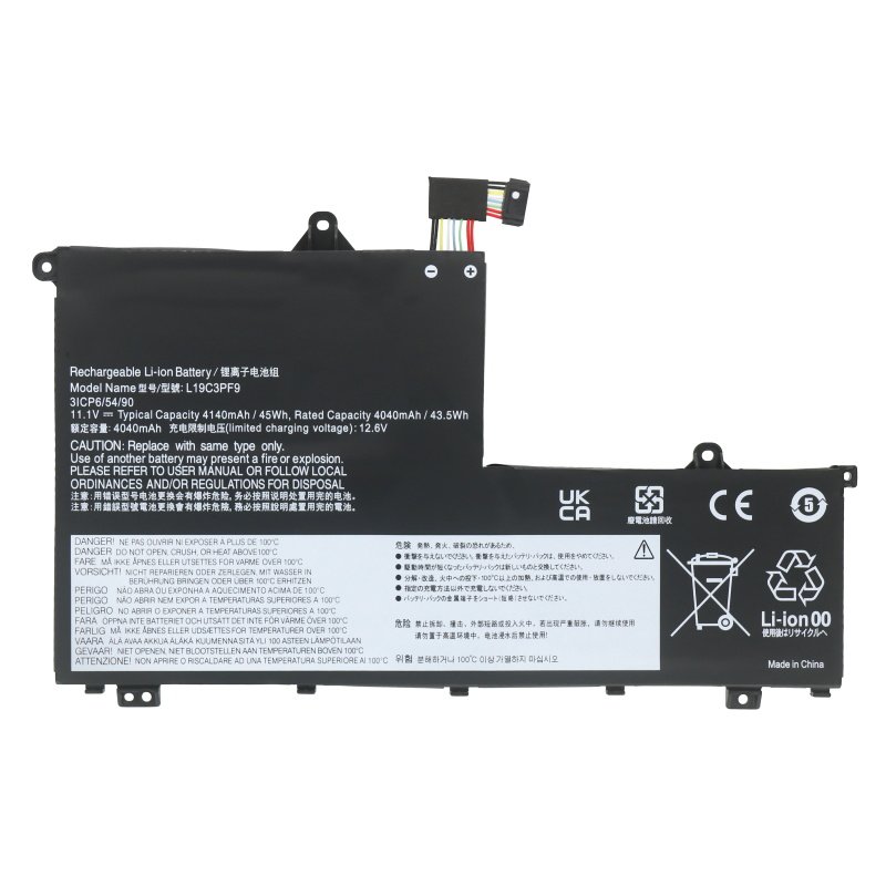 (image for) L19C3PF1 Battery Replacement 5B10V25242 For Lenovo 3ICP6/54/90
