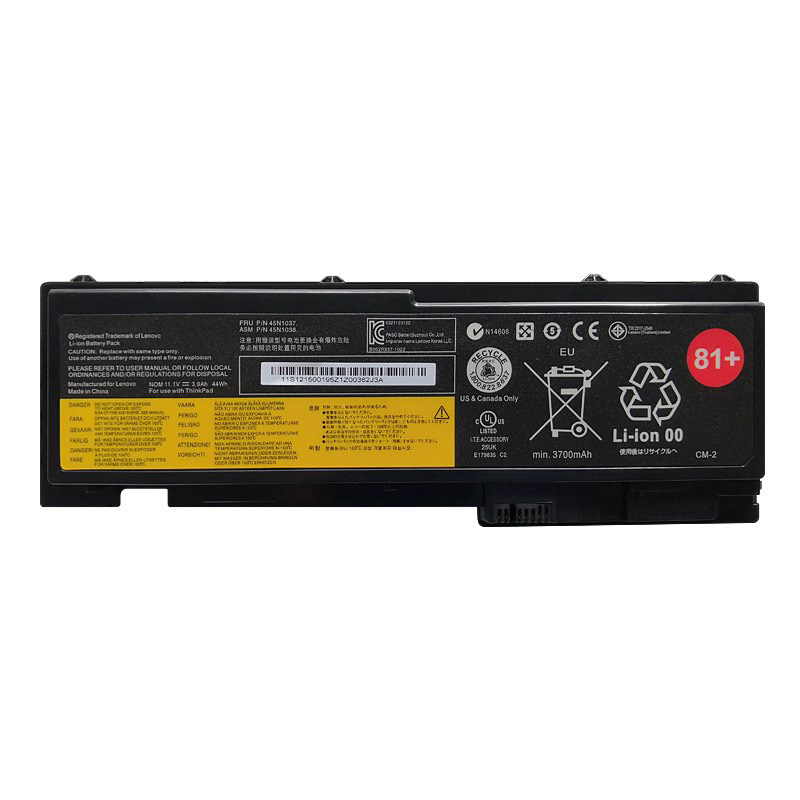 (image for) 45N1036 45N1037 45N1038 45N1143 0A36309 Lenovo ThinkPad T430S Battery