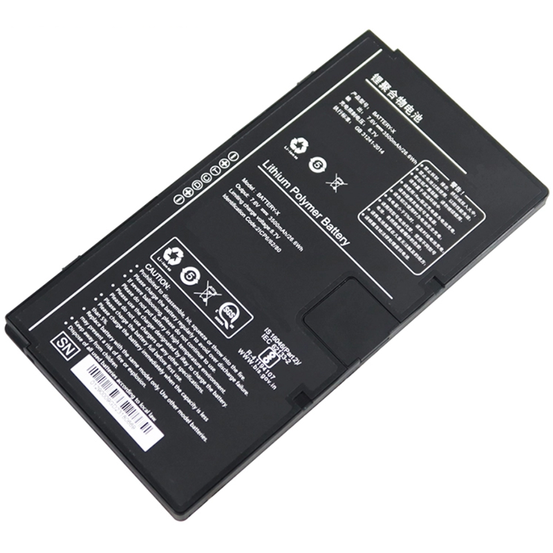 (image for) Battery-X For iRay NDT1012 NDT 1012M 1012HS 7.6V 3500mAh/26.6Wh 2ICP6/62/80