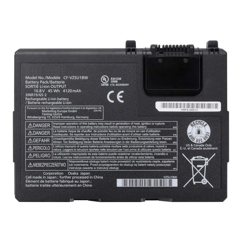 CF-VZSU1AW CF-VZSU1AJS CF-VZSU1AR Battery Replacement For Panasonic CF-33 11.1V 22Wh 2200mAh (image for) CF-VZSU1AW CF-VZSU1AJS CF-VZSU1AR Battery Replacement For Panasonic CF-33 11.1V 22Wh 2200mAh