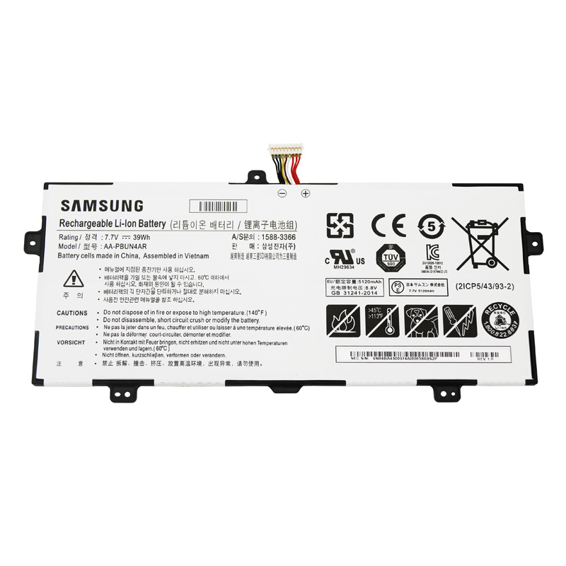 (image for) AA-PBUN4AR Battery For Samsung NP900X5L 900X5L NP940X3L 940X3L NT900X5P NT900X5W