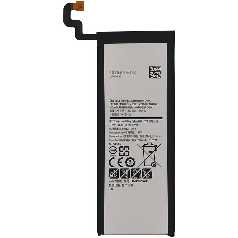 (image for) EB-BN920ABE Battery Replacement For Samsung Galaxy Note 5 SM-N920 N9200 N9208 N9209 N920A/T/P