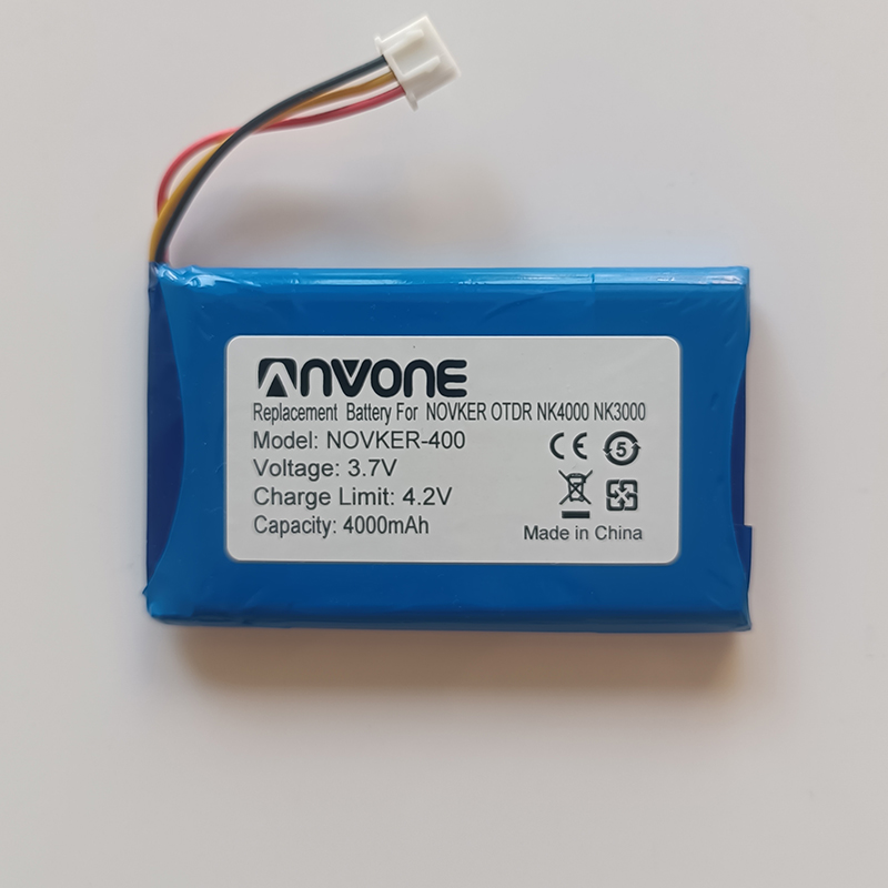 (image for) NOVKER-400 Battery Replacement For COMPTYCO AUA900D NK3200D Mini OTDR Fiber Optic Reflectometer 3.7V 4000mAh