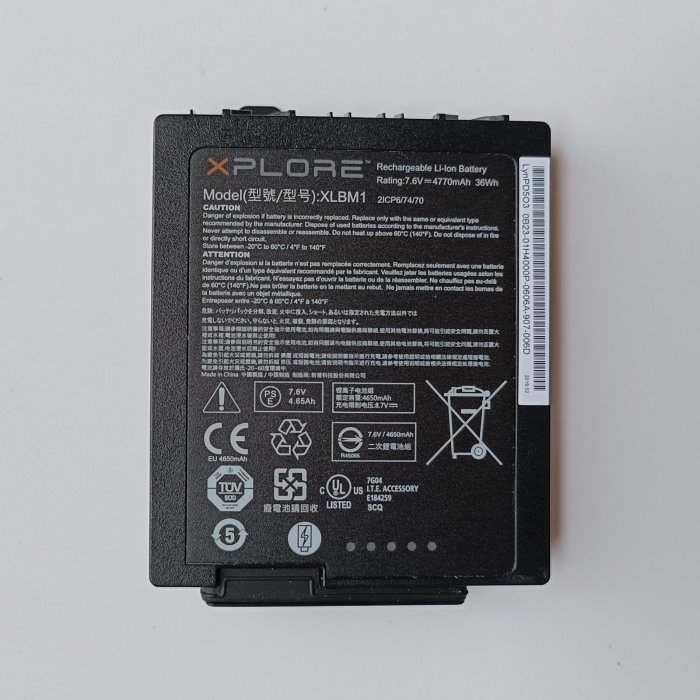 XLBM1 Battery For Xplore L10 Rugged Tablet LynPD5O3 0B23-01H4000P 0B23-01H4000E (image for) XLBM1 Battery For Xplore L10 Rugged Tablet LynPD5O3 0B23-01H4000P 0B23-01H4000E